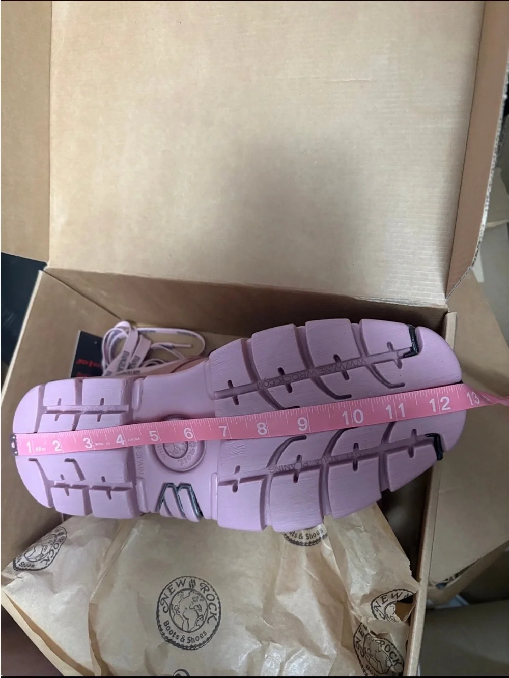 New Rock shoes x Evangelion Mari Makinami shoes